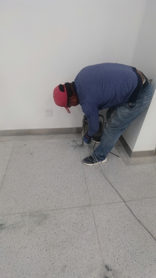 水磨石地面空鼓压力注浆教程【照片+视频】